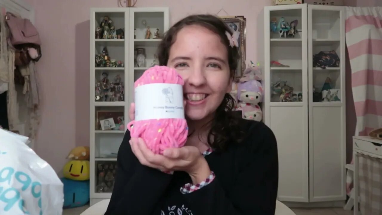 Hobbii Pastel Yarns Metallic Pompons Ombre Cakes Silk Unboxing 🍃Miwako🍃