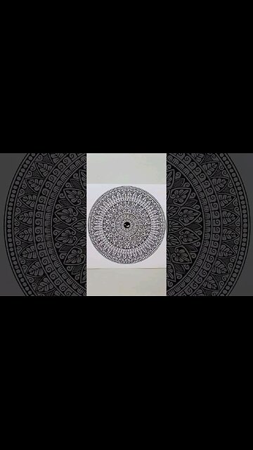 Mandala art. #mandalaart #shorts #art&Craft