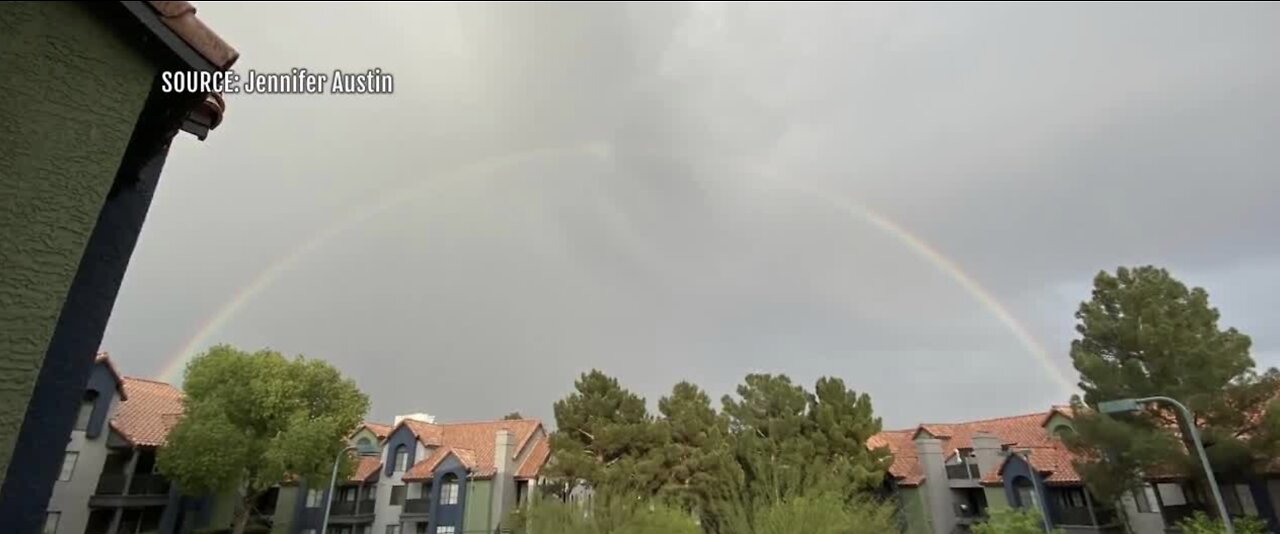 Scattered showers in Southern Nevada Tuesday morning