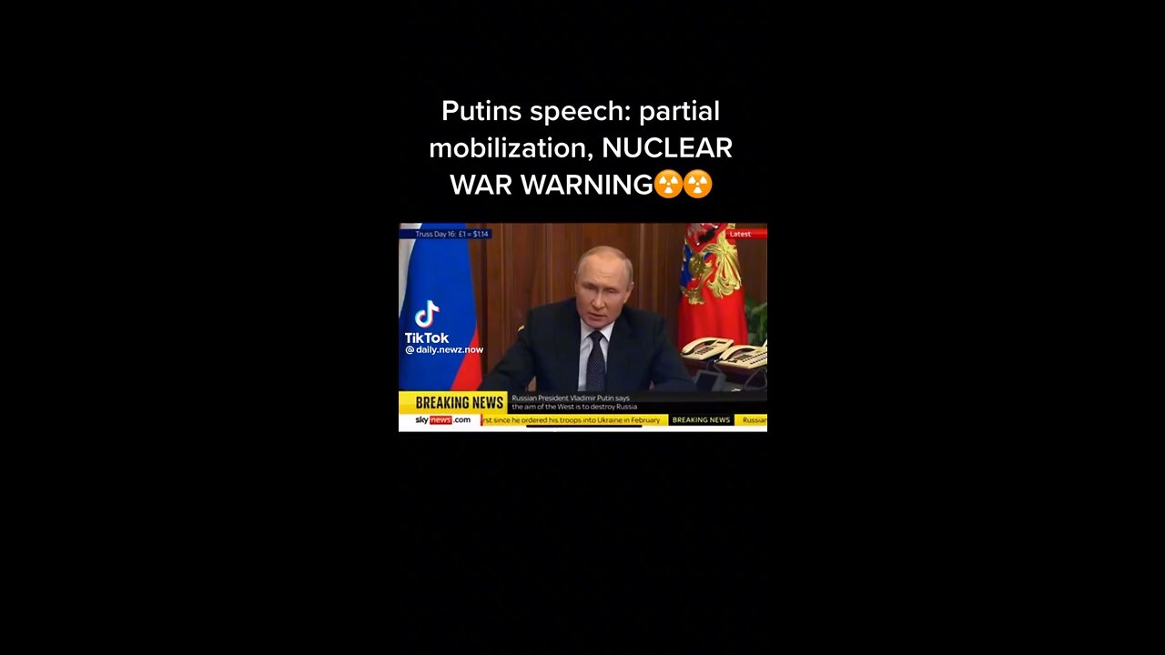 Buckle up, Putin is declaring he's got NUKES and he's ready to use them.