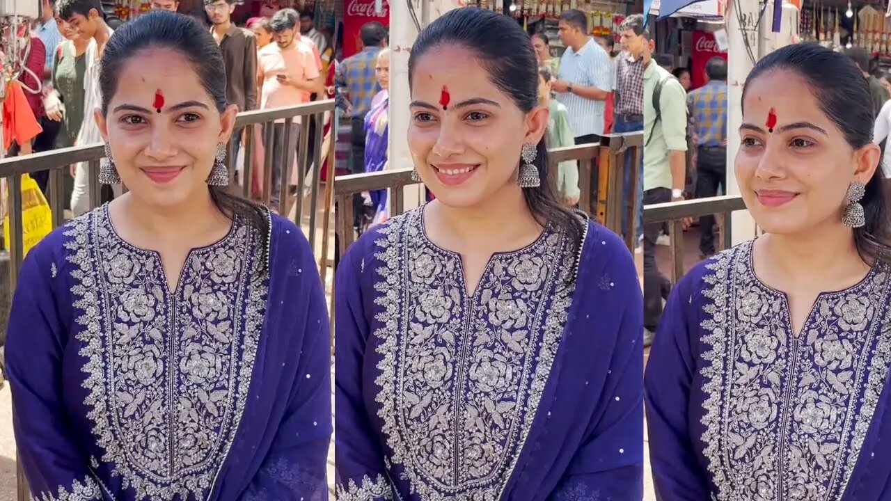 Jaya Kishori At Lalbaugcha Raja Darshan 🤩💖📸