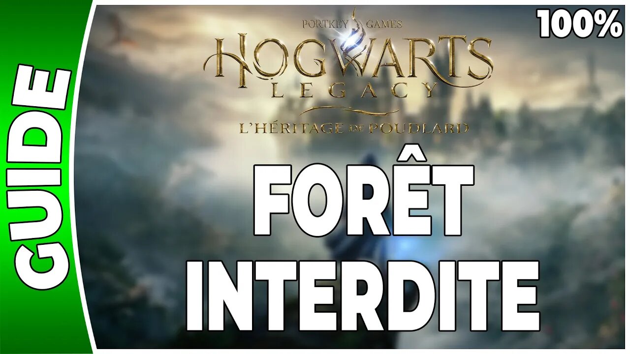 Hogwarts Legacy : l'Héritage de Poudlard - FORÊT INTERDITE - 100% Coffres, Pages, Demiguises