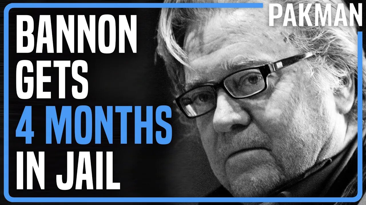 Trump Adviser Steve Bannon Sentenced to 4 Months in Jail
