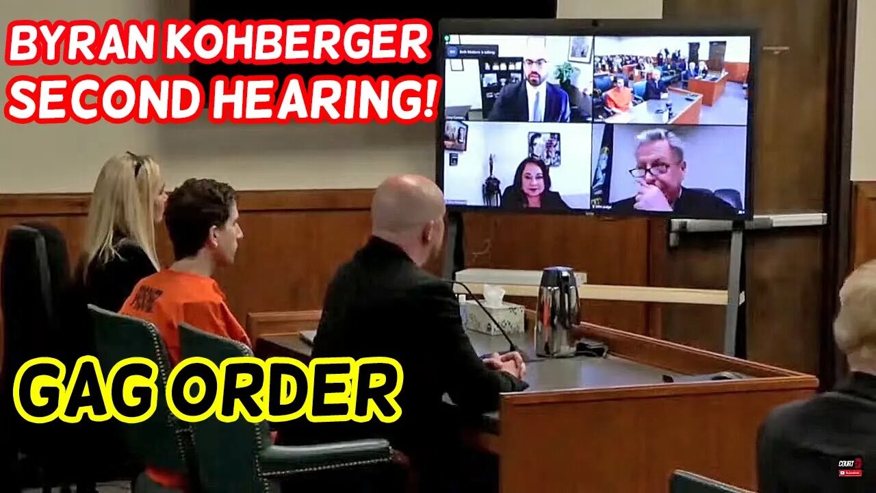 Bryan Kohberger SECOND HEARING on GAG ORDER & Media Coverage