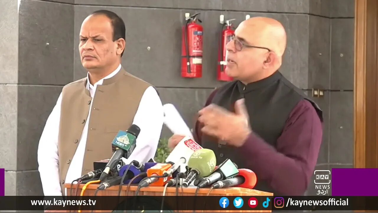 نگران وزیر اطلاعات بلوچستان کی میڈیا سے گفتگو