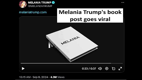 Melania Trump book ad goes viral
