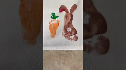 Easter Craft Keepsake | Toddler Crafts for Easter #shorts