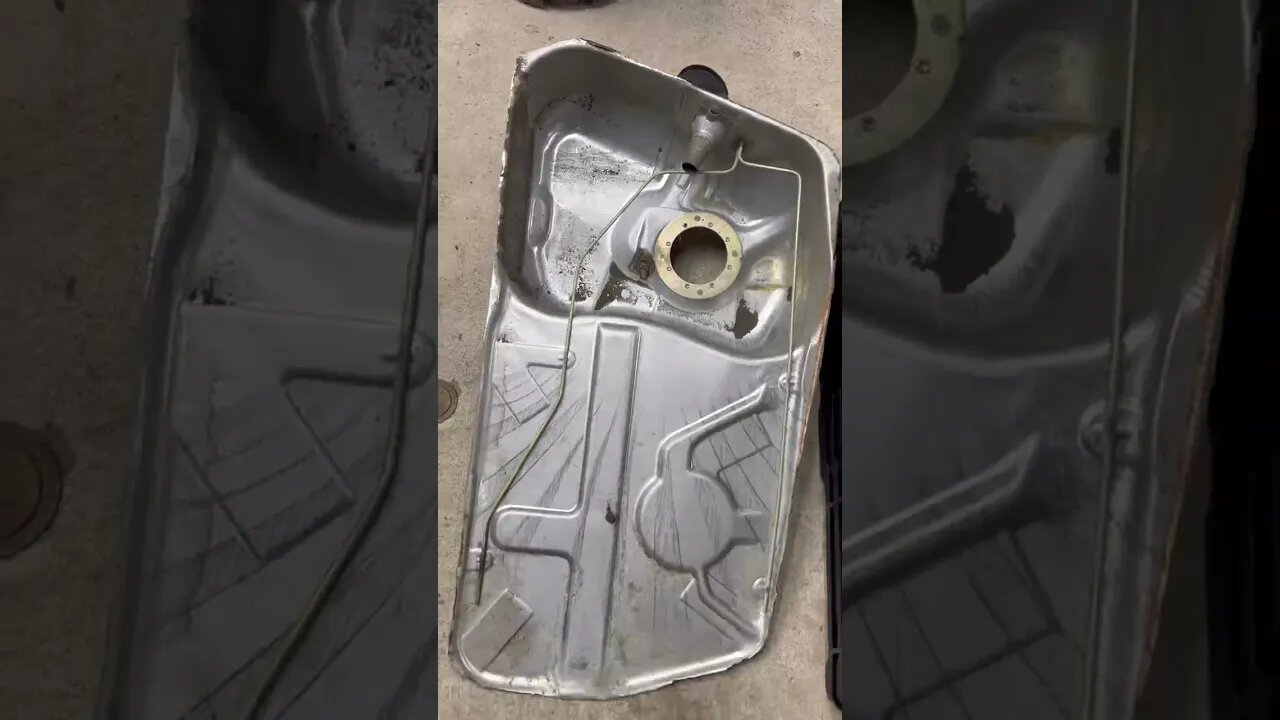 BMW E34 M5 Fuel Tank Restoration #shorts #bmw #bmwe34 #bmwm5 #cars #restoration #gas #diy #metal