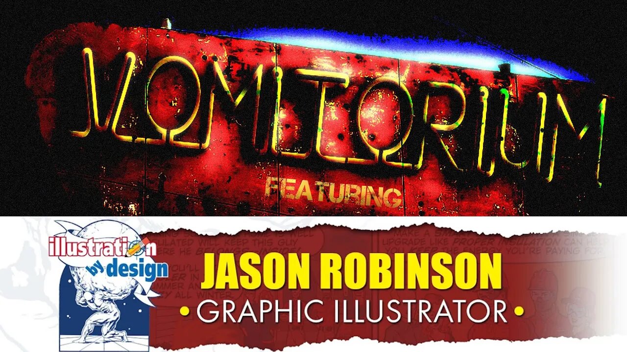 Talking with Jason Robinson @IllustrationbyDesign about Comic Strips