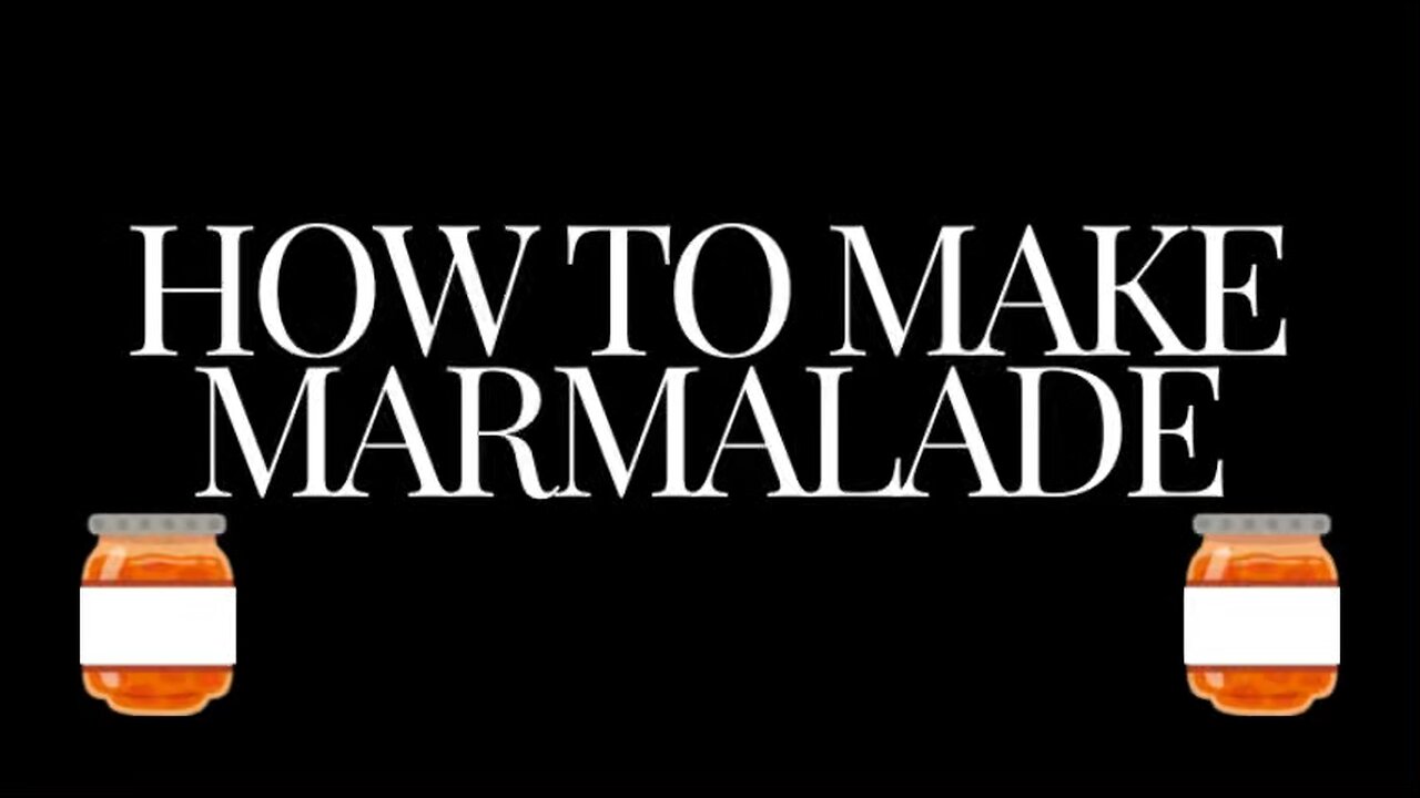 How to make fresh marmalade