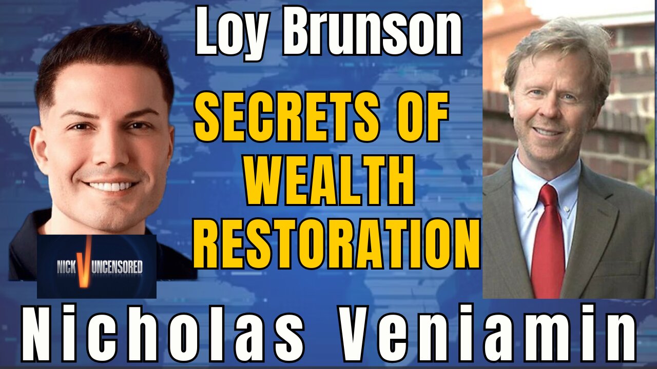 The Wealth Shift: Loy Brunson Exposes the Plan to Return Power to the People