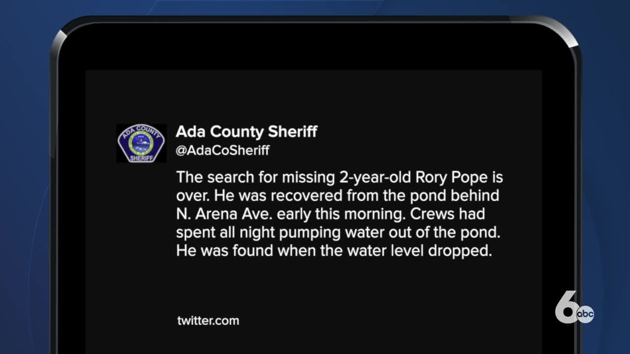 UPDATE: Search team finds body of missing 2-year-old boy