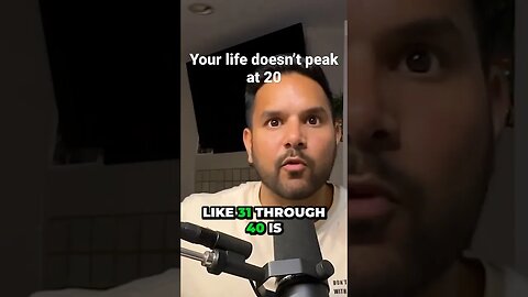 Your life doesn’t peak at 20 #askabhinav #mindset #health #workout