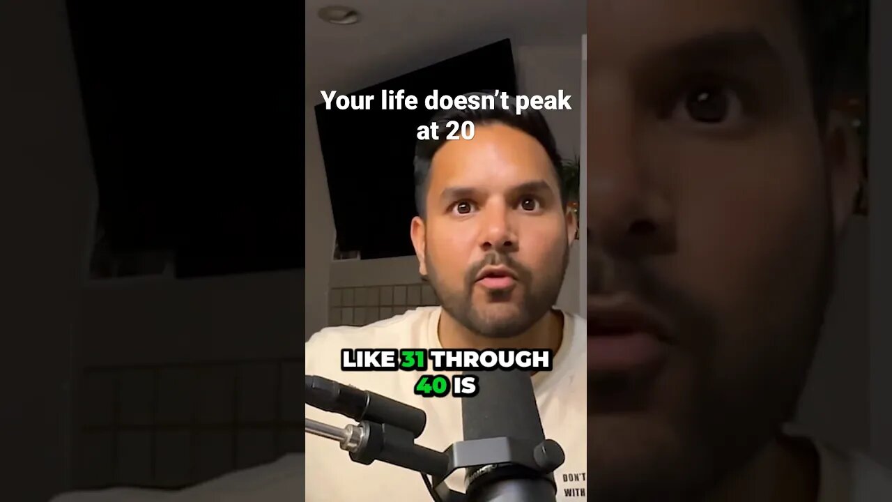 Your life doesn’t peak at 20 #askabhinav #mindset #health #workout