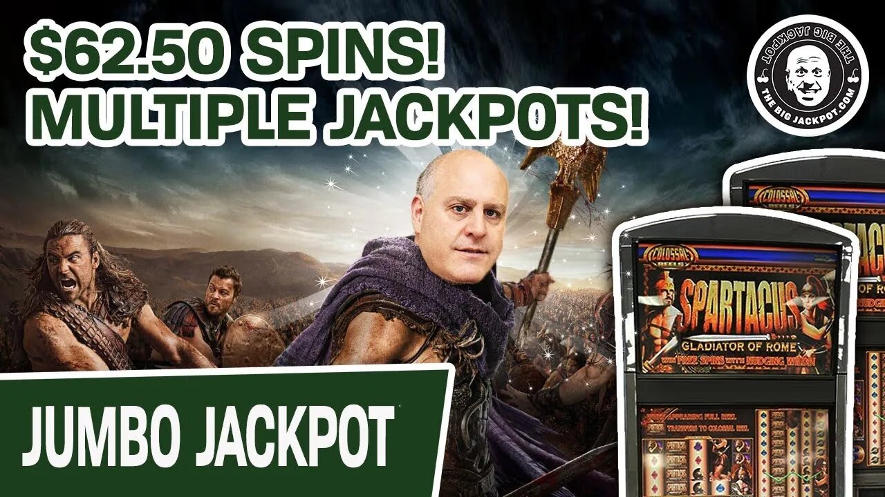 Before The Tripod 📹 $62.50 Spins on Spartacus Slays Multiple Jackpots