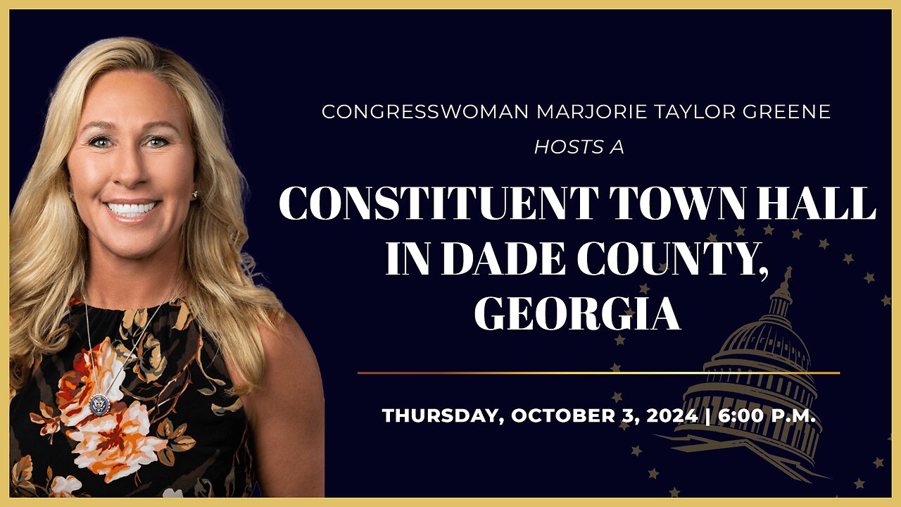 Congresswoman Marjorie Taylor Greene Holds a Constituent Town Hall in Dade County, GA