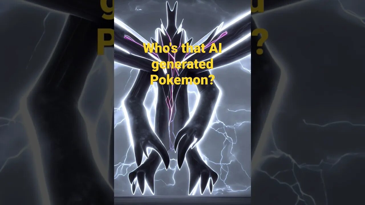 AI generated Necrozma #whosthatpokemon #pokemon