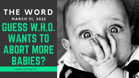 The Word: March 31, 2022