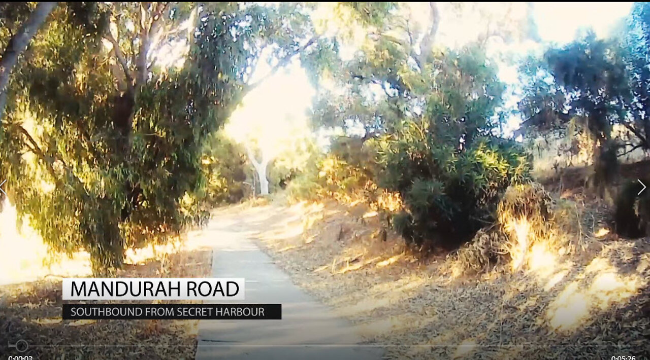 Mandurah Rd bike path