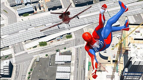 GTA 5 Epic Ragdolls_Spiderman Compilation