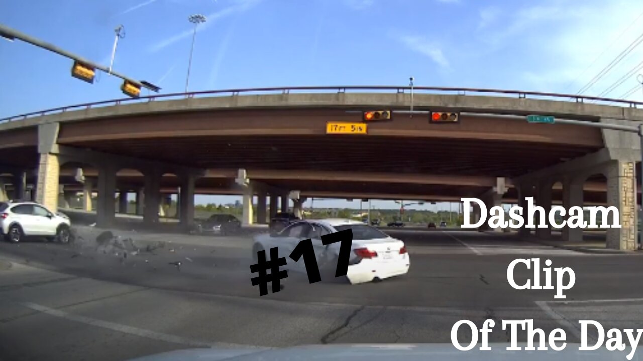 Dashcam Clip Of The Day #18 - World Dashcam - Red Light Runner Get's Karma