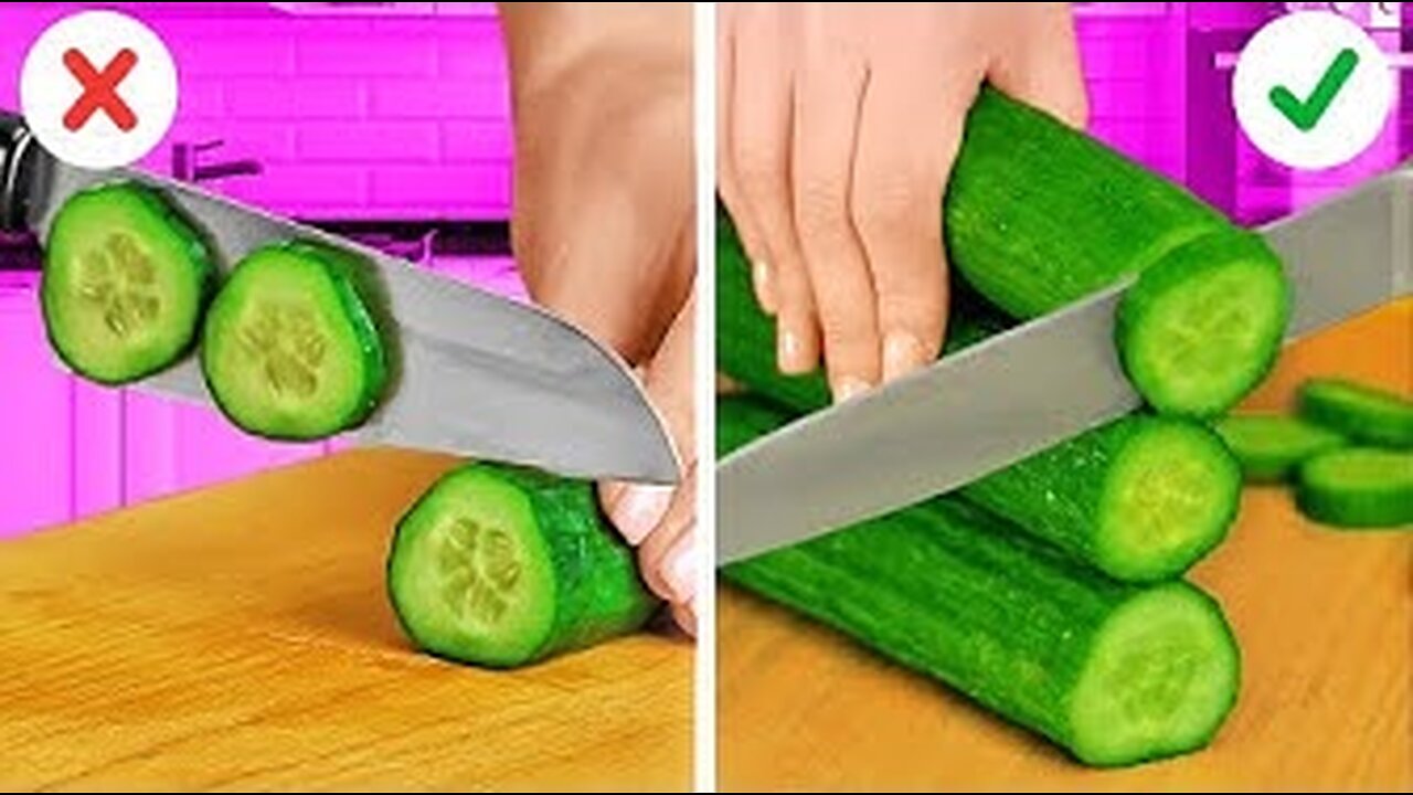 How To Peel And Cut Fruits And Vegetables 🥒🍅🥕 How to Peel Mango, Banana And Pomegranate