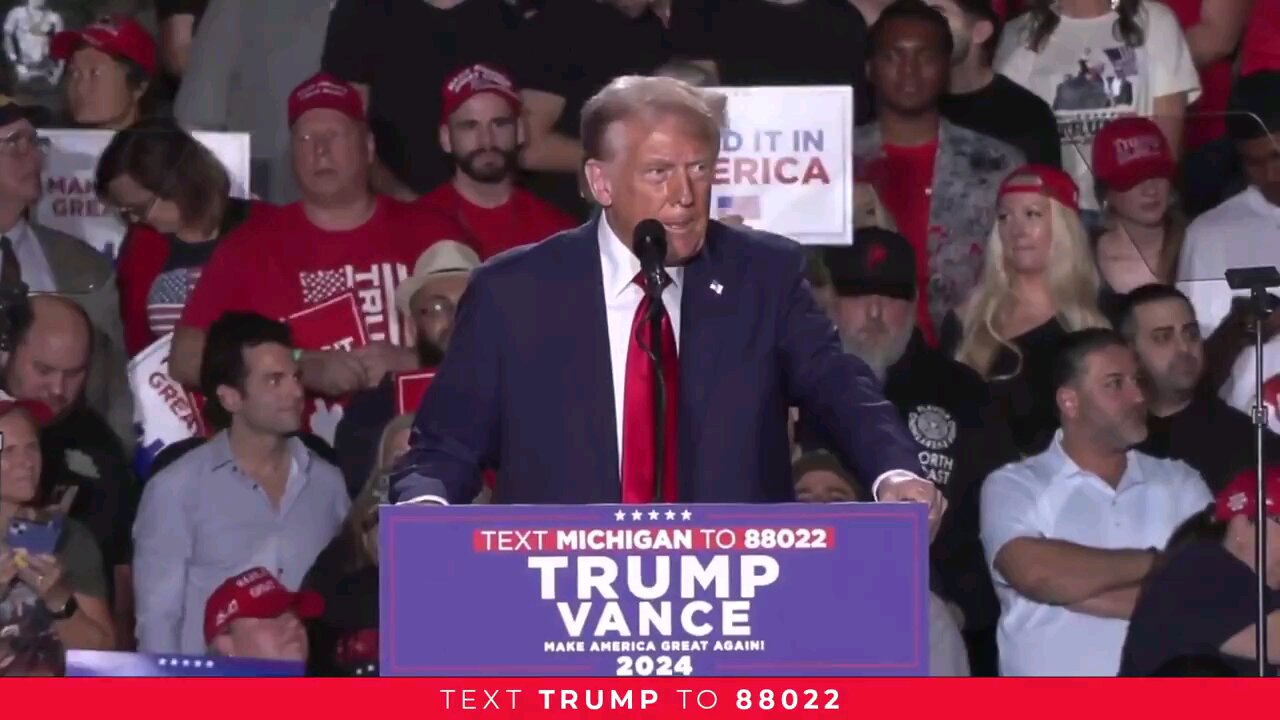 TRUMP: "We will reclaim our stolen wealth and the days of Detroit’s economic glory will return