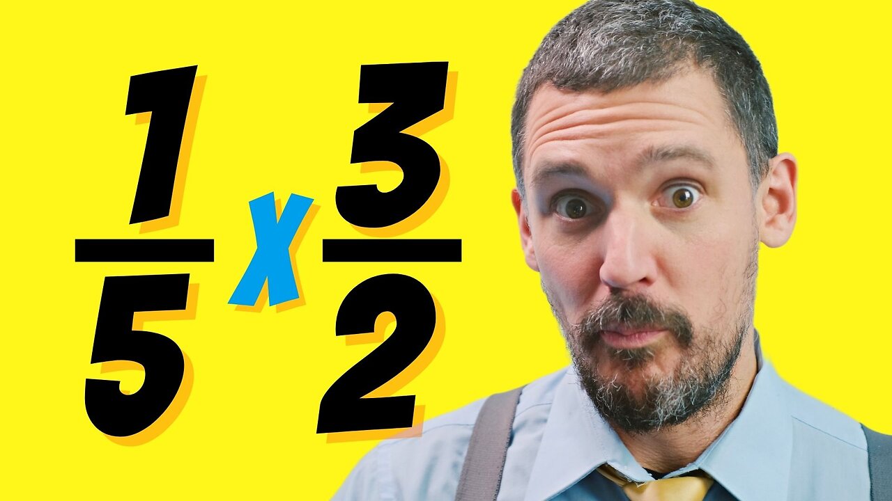 Four Examples of Multiplying Proper and Improper Fractions The Easy Way | 5th & 6th Grade Math