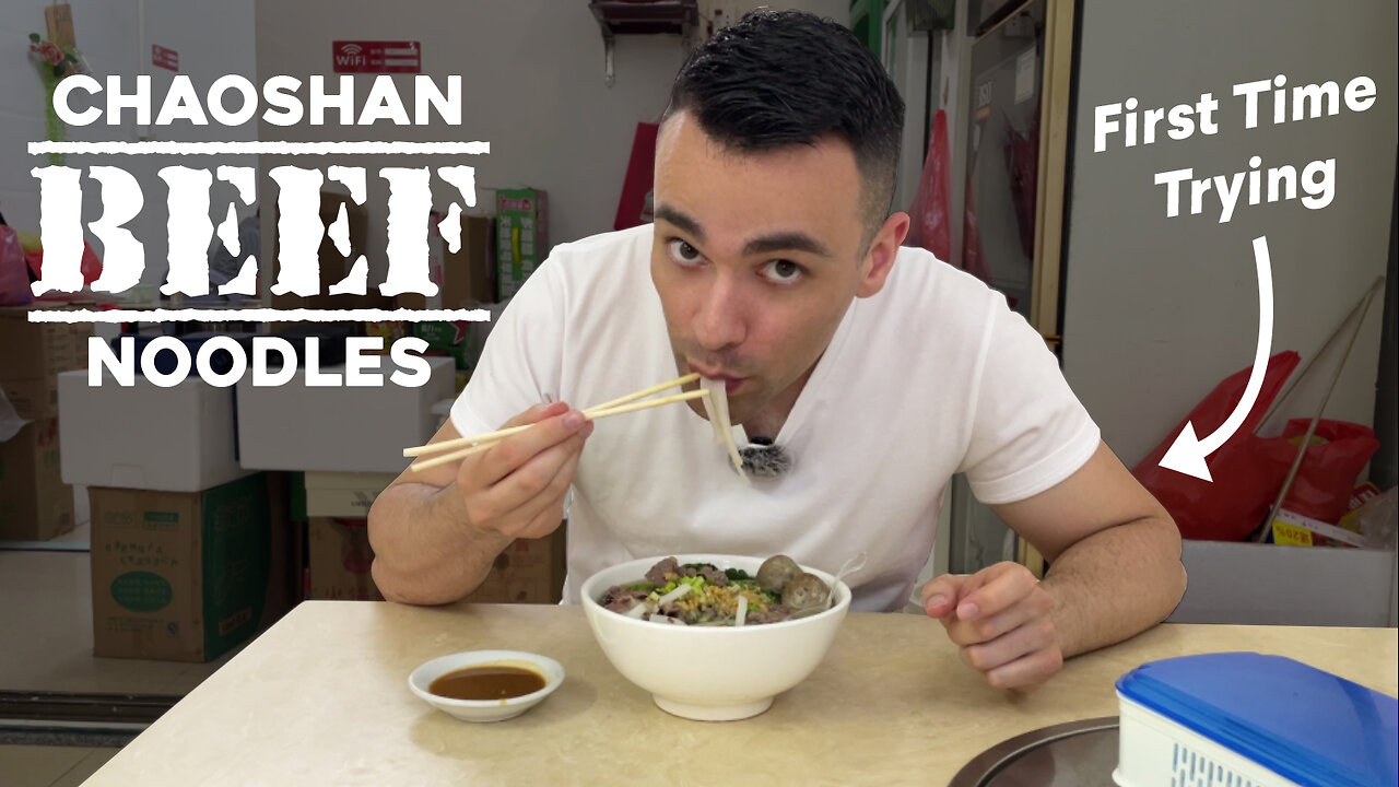 Trying Chaoshan's Famous Beef Noodle's