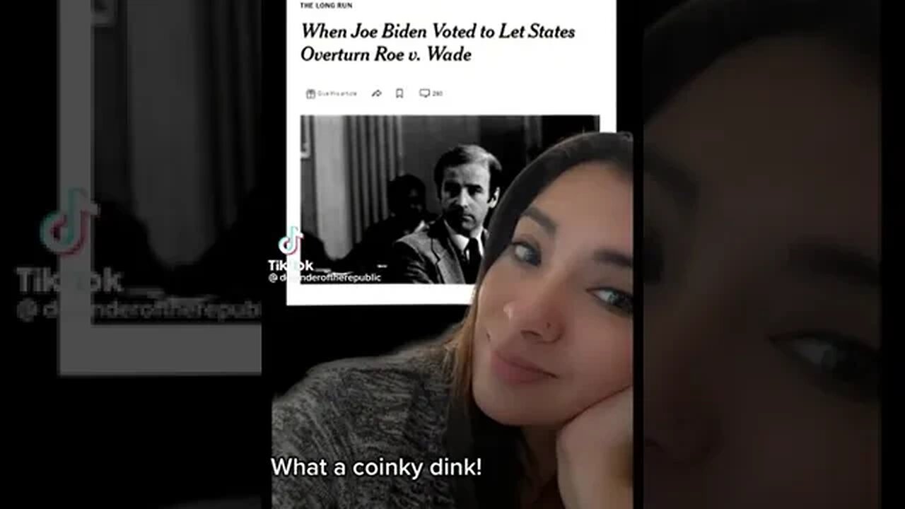 Joe Biden on Roe V. Wade