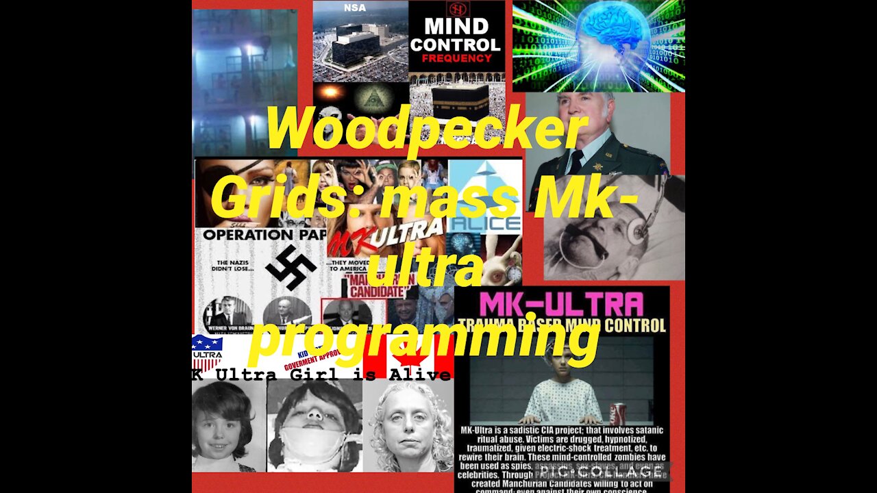 Woodpecker-Grids: Mass Mk Ultra Trauma Based Mind Control