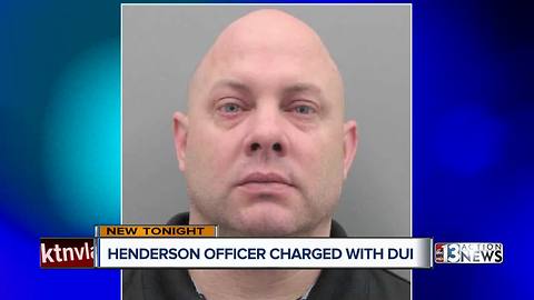 Henderson police officer charged with DUI