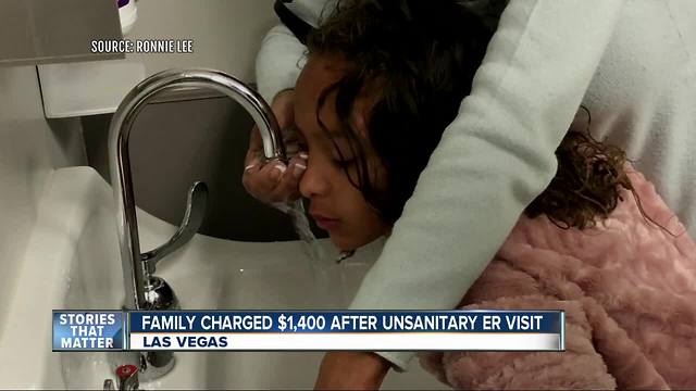 Family charged $1,400 after unsanitary ER visit