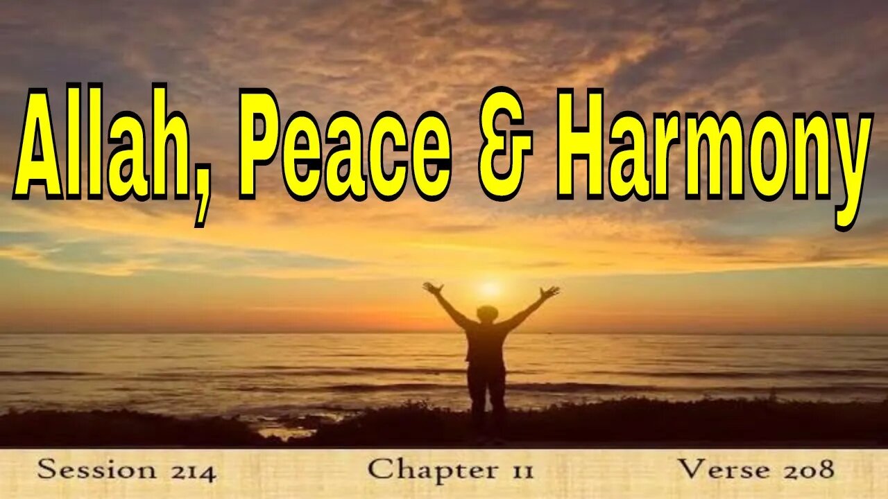 Peace & Harmony with the Universe - Tafsir in English