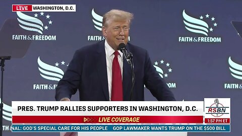 FULL SPEECH: President Trump Keynotes the Faith and Freedom Coalition's "Road to Majority" - 6/22/24
