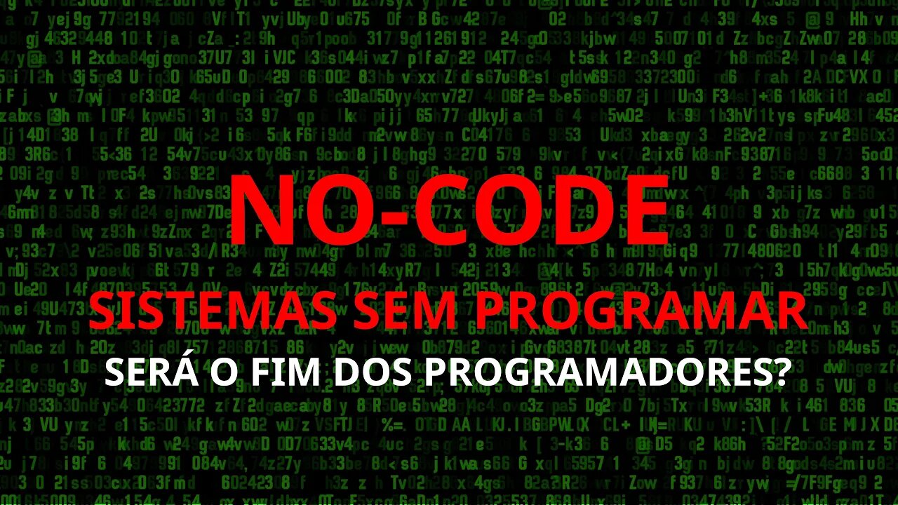 No code - Programar sem ser um programador. Será o fim dos programadores?