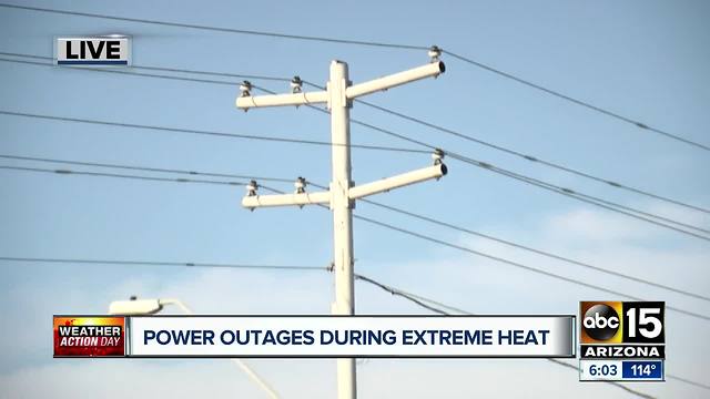 Neighborhood hit by power outages during record breaking heat in Maryvale