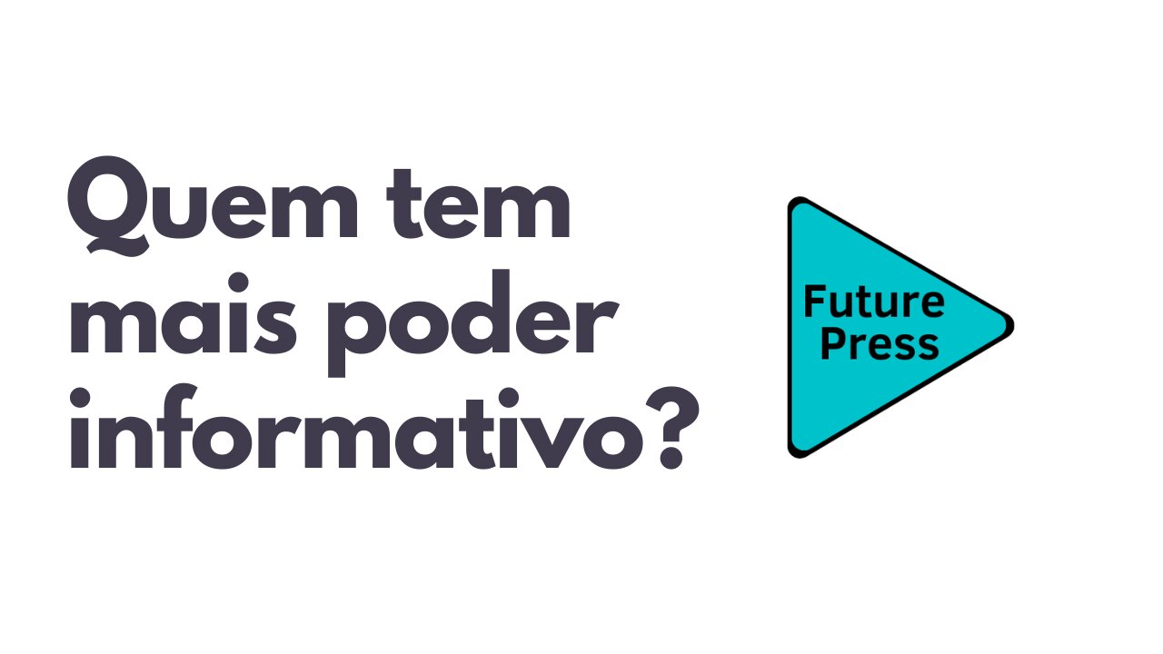 Compare o poder informativo de vídeos e a velha imprensa