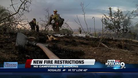 New Arizona Fire Restrictions