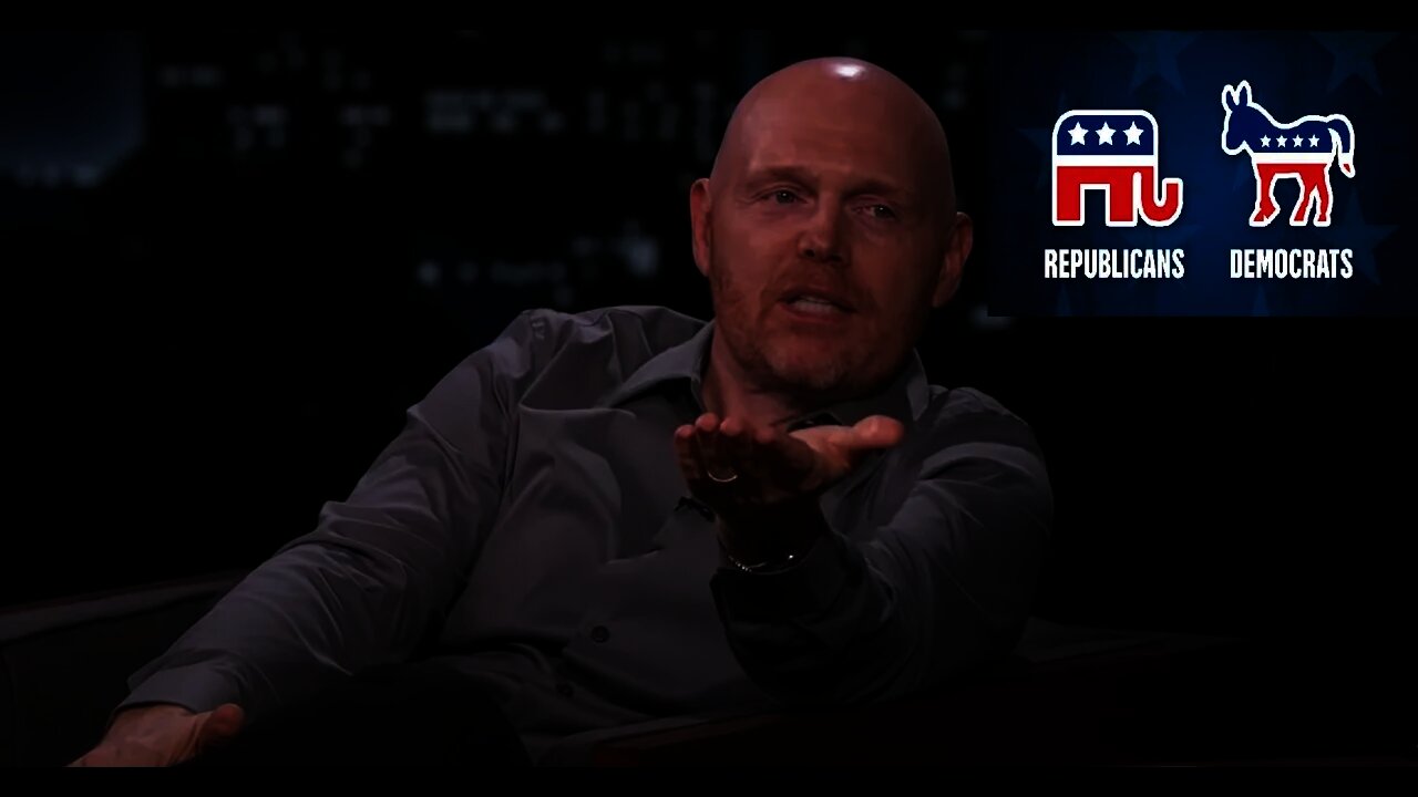 COWARD Bill Burr Fence Sits with A Left Wing Lean During Jimmy Kimmel Live Interview