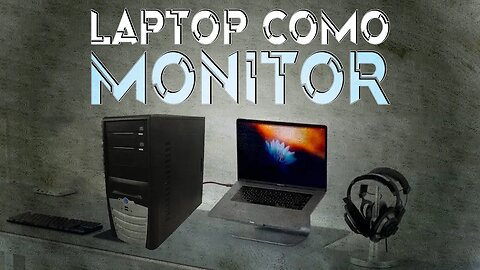 El monitor no funciona, usa tu laptop