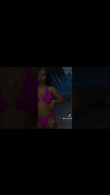 Makai Swim fashion and bikini collection at NYFW22 #shorts #nyfw2022
