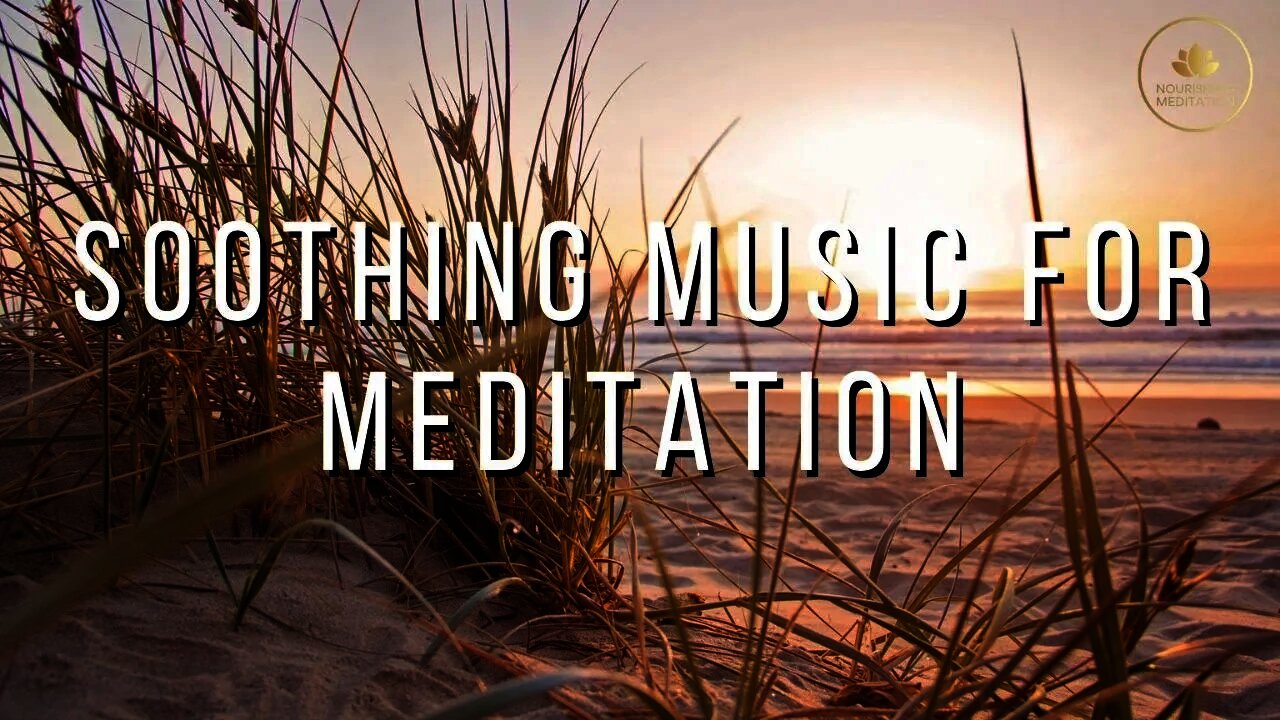 Soothing Music for Meditation • Calm Background Music for Stress Relief with Ocean Waves and Breeze