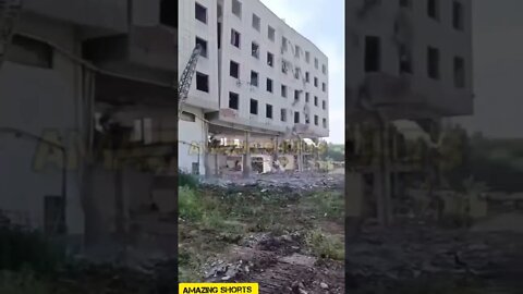 Amazing Demolition Work🔥 Amazing Last Hit🔥#shorts #short #shortvideo