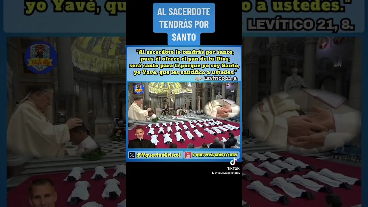 AMAMOS Y RESPETAMOS A LOS SACERDOTES