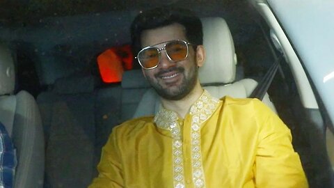 Karan Deol-Drisha Wedding: Karan Deol spotted post Haldi Ceremony❤️