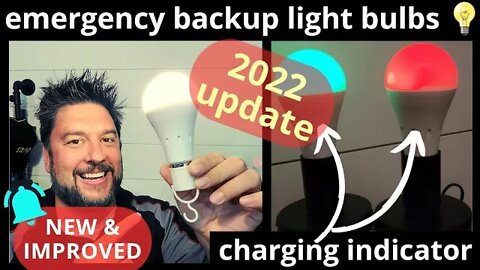 💡Jackonlux UPGRADED emergency backup light bulbs. Battery powered rechargeable light bulbs [429] 🔋💡