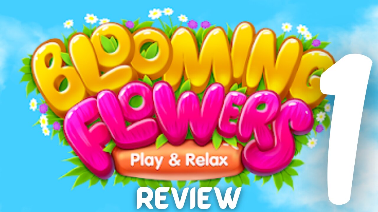 Blooming Flowers : Merge Flowers : Review Gameplay Walkthrough #1 (Android, IOS)