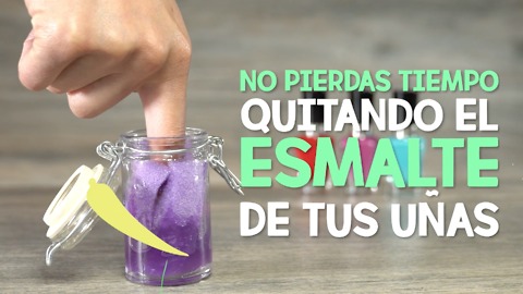 Quita el esmalte de tus uñas fácil y rápido.