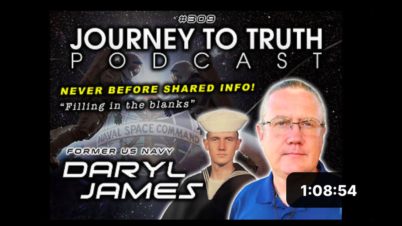 Daryl James - Filling In The Blanks - Never Before Shared Memories - Solar Warden - DARK FLEET - TIME TRAVEL & more